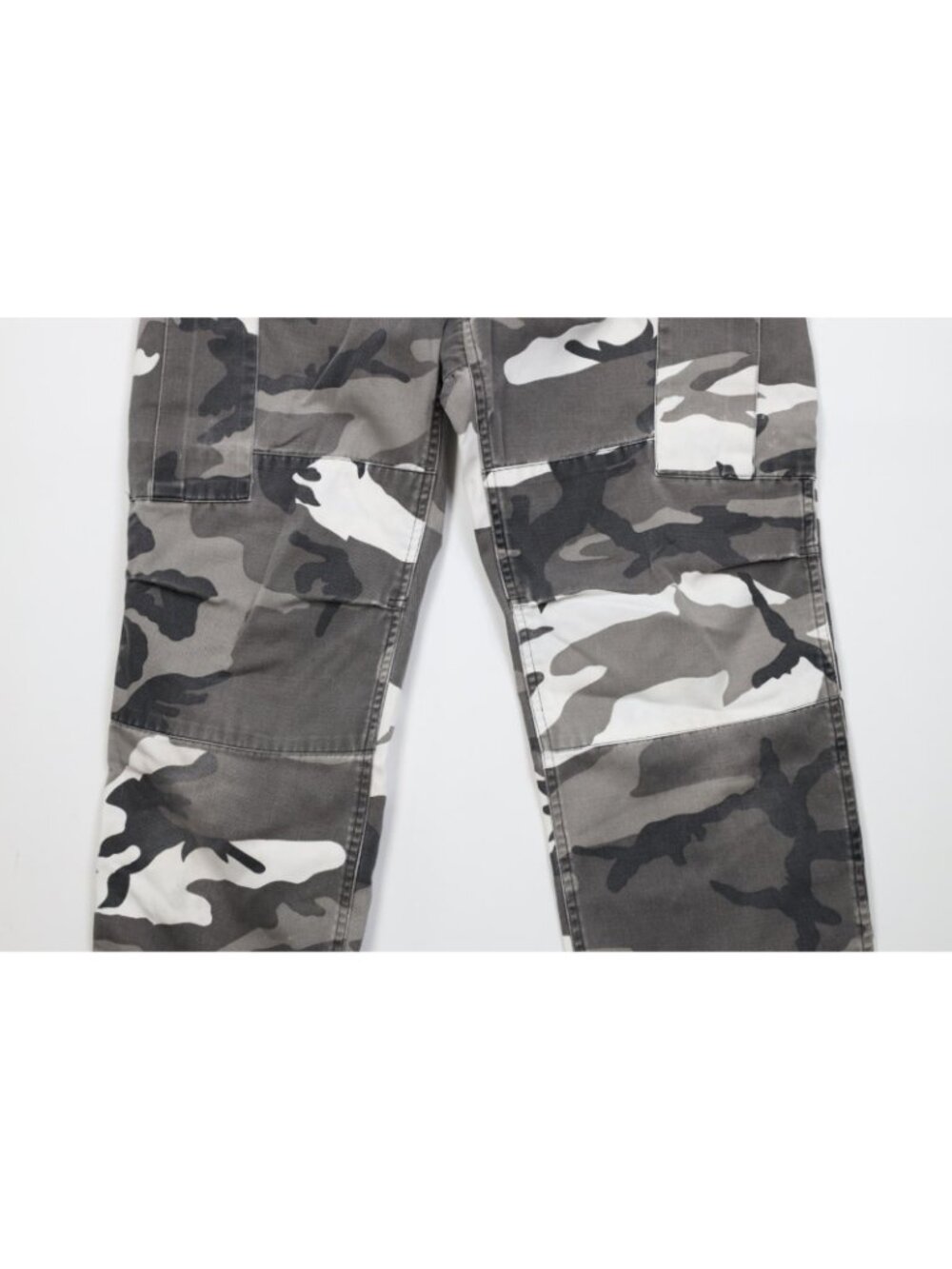 Vtg Rothco Mens Small Long Distressed BDU Camouflage Military Cargo Pants USA - Picture 3 of 16